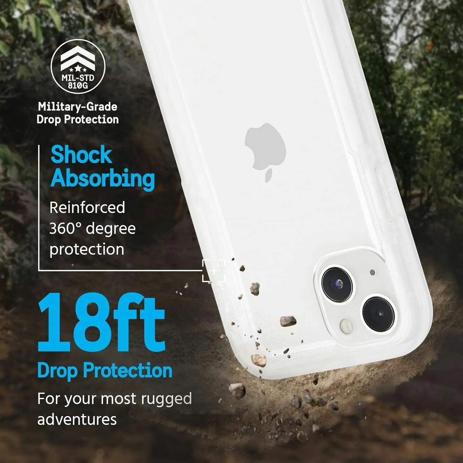 Pelican Voyager Case For Apple Iphone 14 Plus - Clear