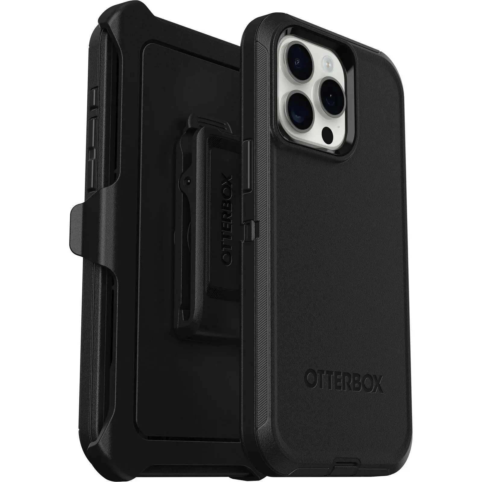 Otterbox Defender Case For Iphone 15 Pro Max - Black