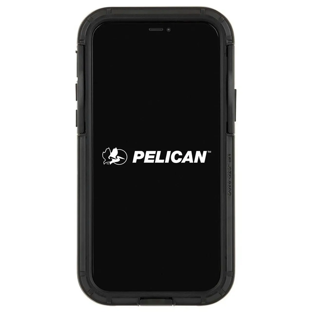 Pelican Shield G10 + Holster Case For Iphone 12 Mini - Black