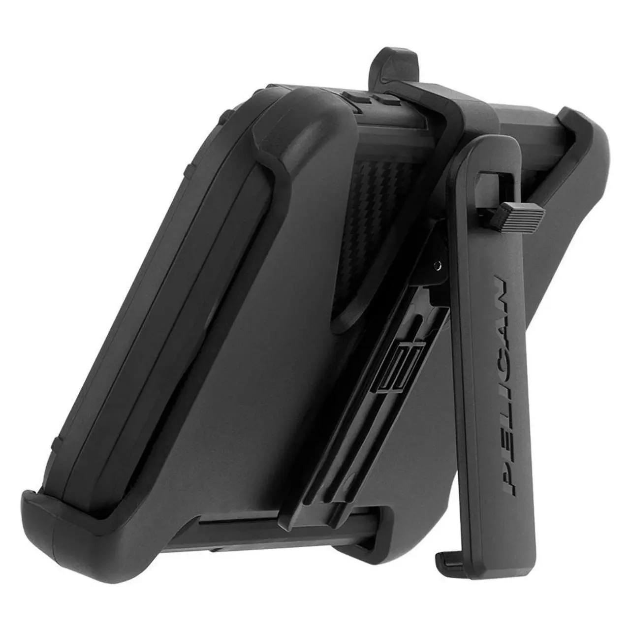 Pelican Shield + Holster Case For Iphone 12 Mini - Black Kevlar