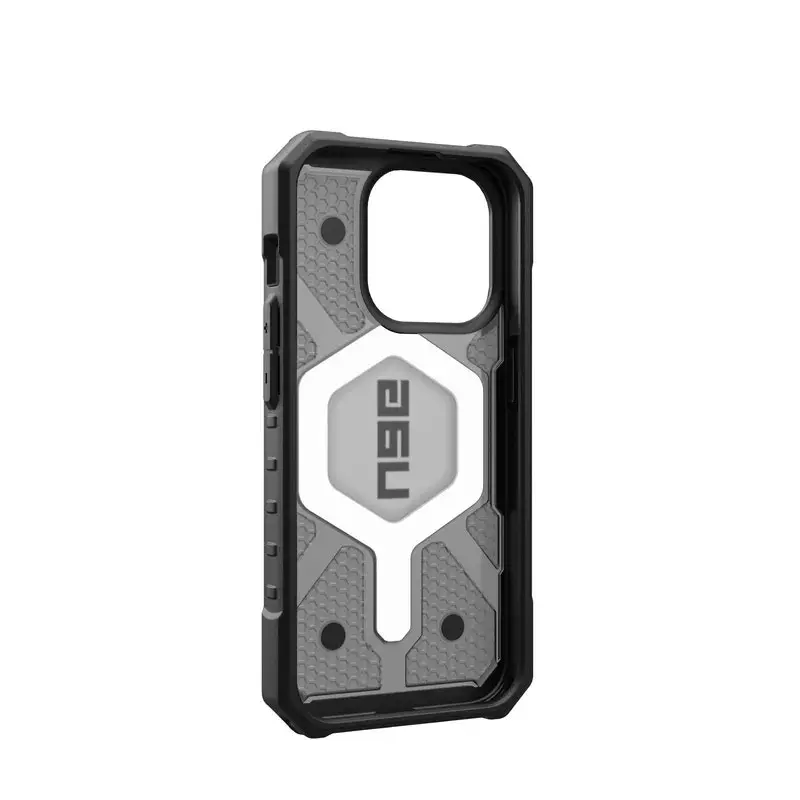 UAG Pathfinder Clear Magsafe Case For Iphone 15 Pro - Ash