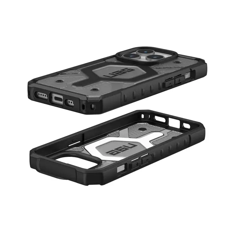 UAG Pathfinder Clear Magsafe Case For Iphone 15 Pro - Ash