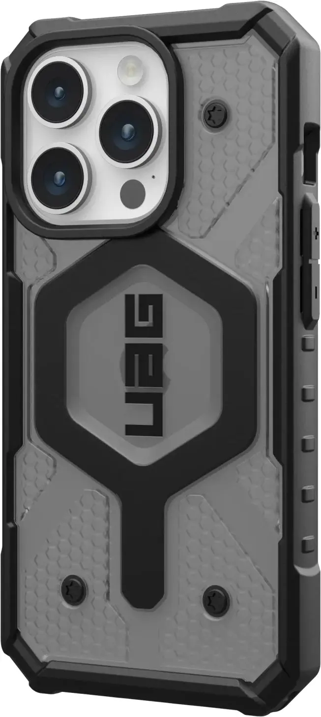 UAG Pathfinder Clear Magsafe Case For Iphone 15 Pro Max - Ash