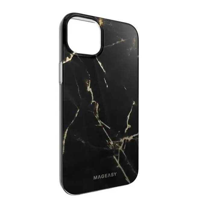 MagEasy Marble Case (magsafe) For Iphone 14 Plus - Black