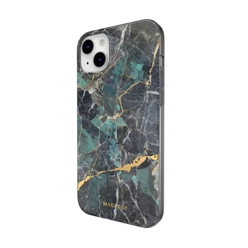 MagEasy Marble Case For Iphone 14 Plus - Blue