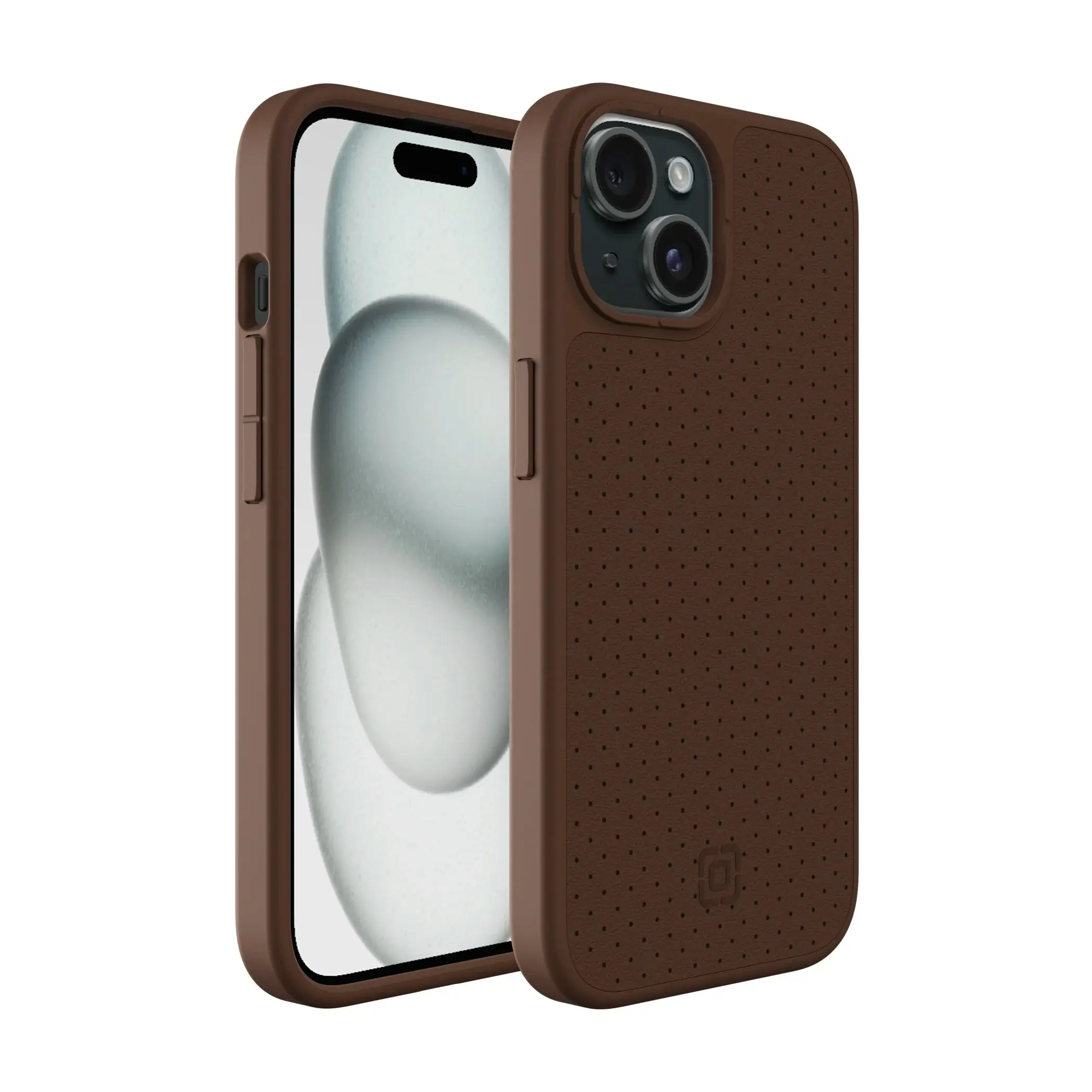 Incipio Cru. Stitch Case For Apple Iphone 15 -brown Faux