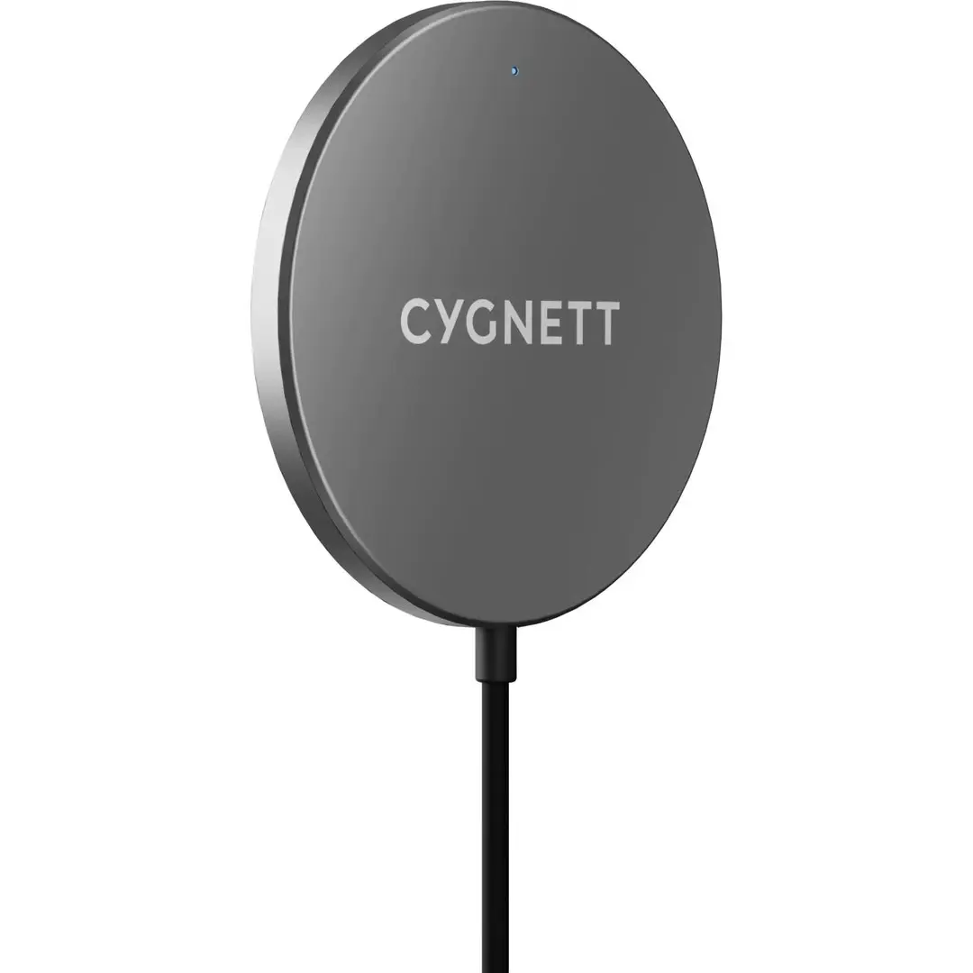 Cygnett Magnetic Wireless Charging Cable (1.2m) - Black