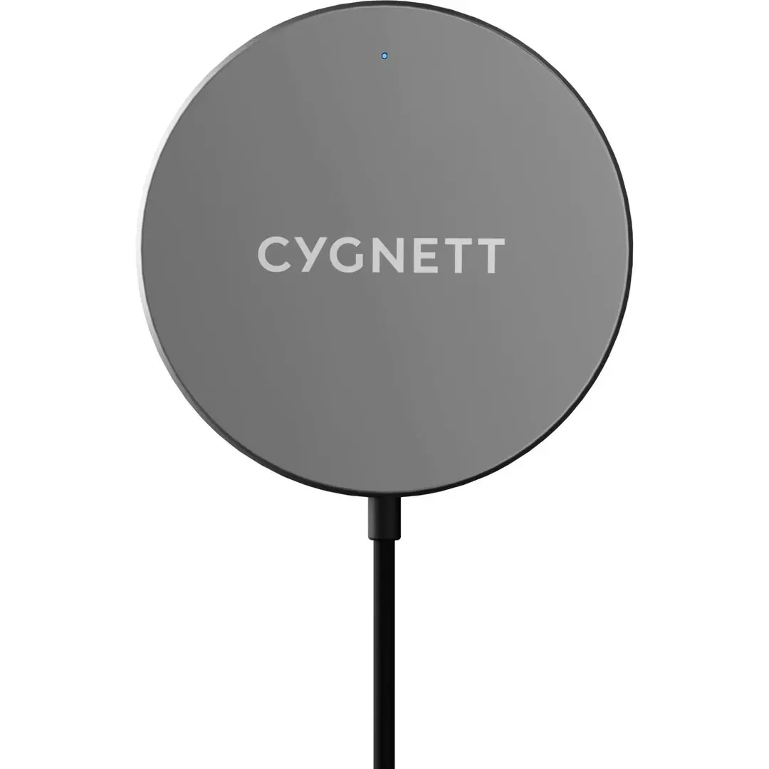 Cygnett Magnetic Wireless Charging Cable (1.2m) - Black