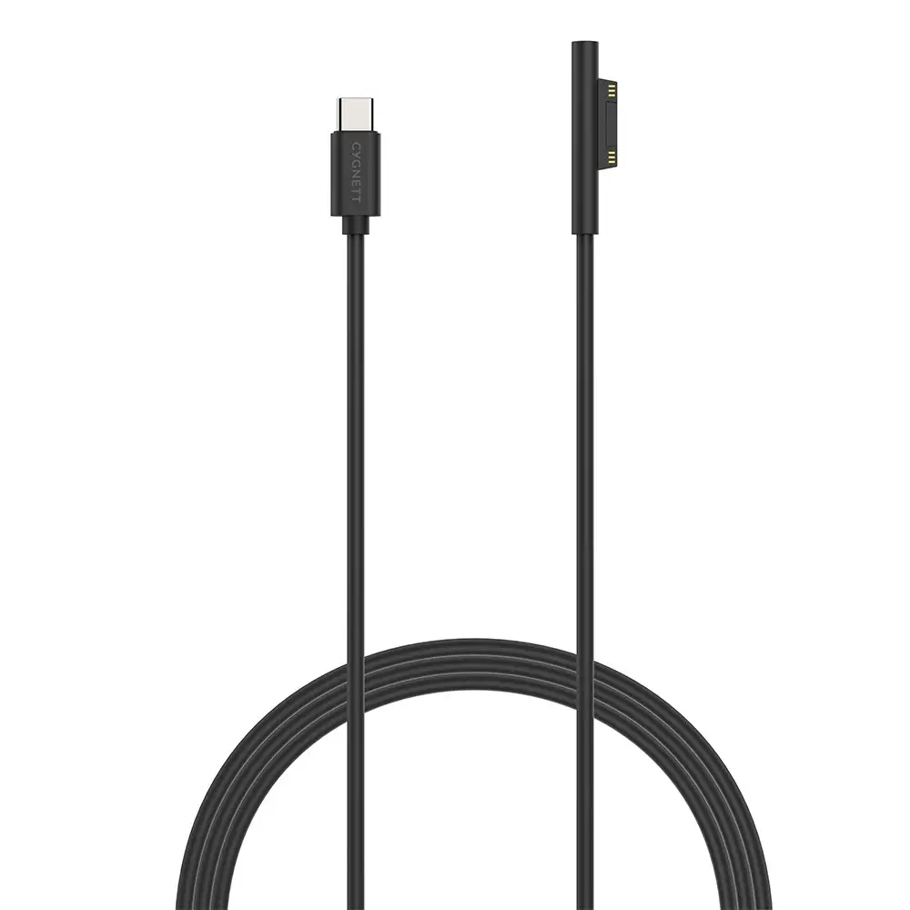 Cygnett Microsoft Surface Laptop Cable (1m) To Usb-c - Black