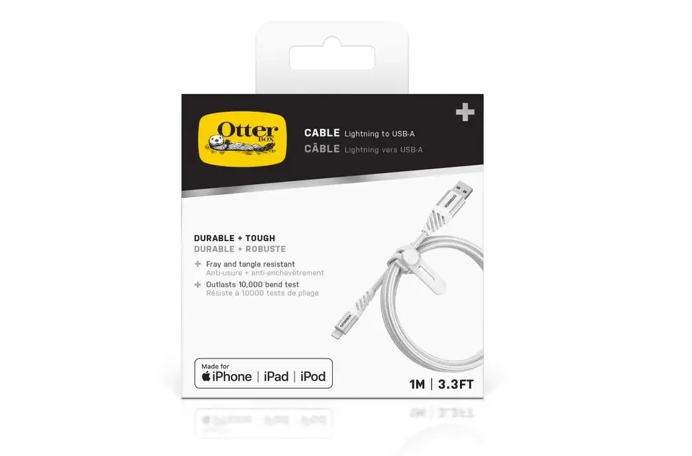 Otterbox Premium Cable Lightning To Usb-a (1m) - Cloud White