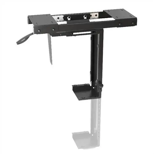 Brateck Adjustable Under-desk Atx Case Mount With Sliding Track