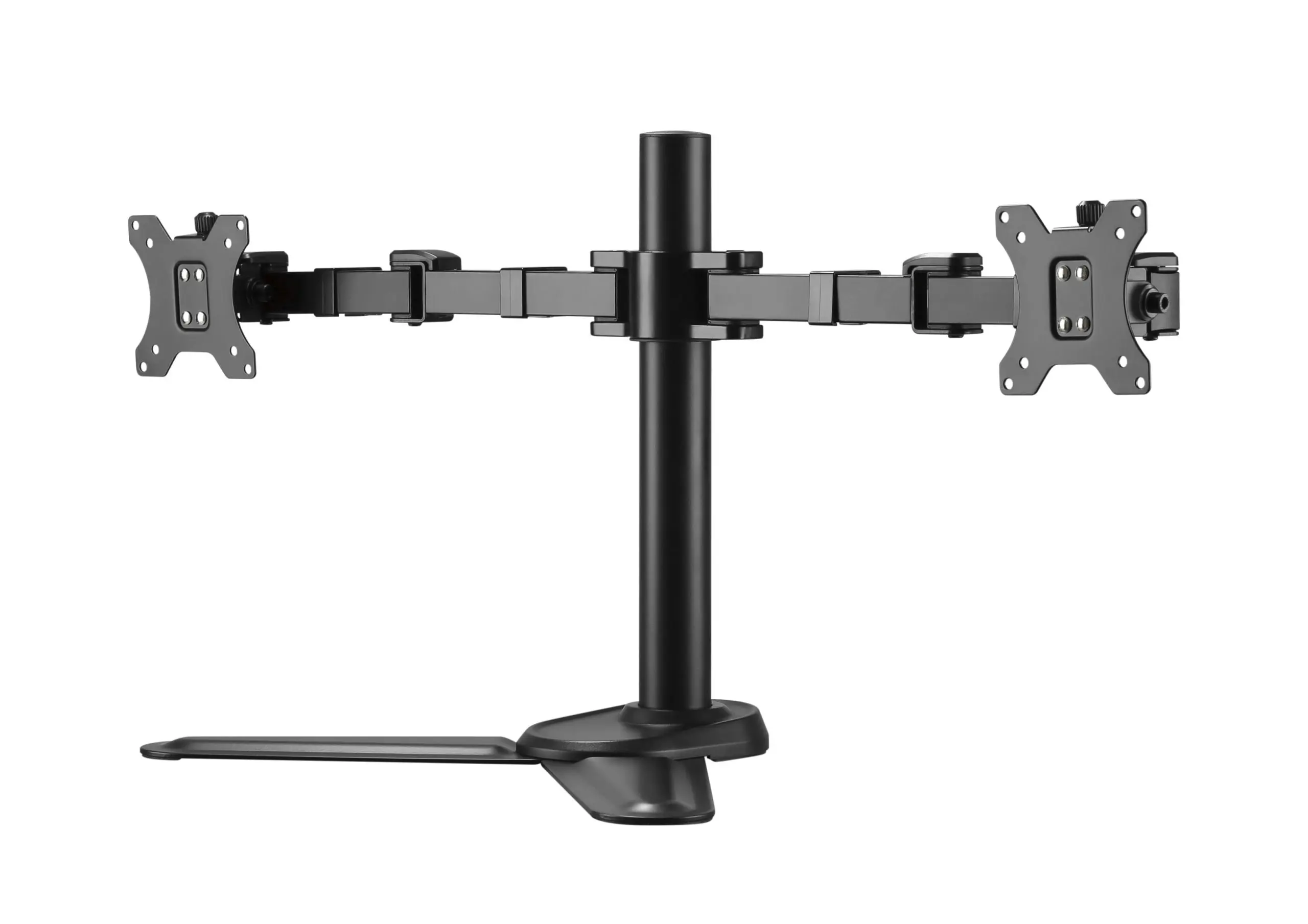 Brateck Affordable Steel Articulating Dual Monitor Stand - Black