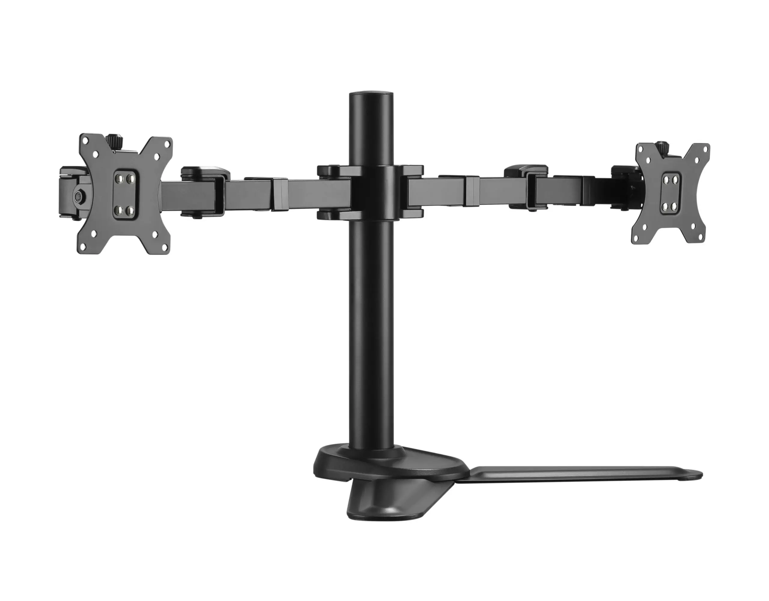 Brateck Affordable Steel Articulating Dual Monitor Stand - Black