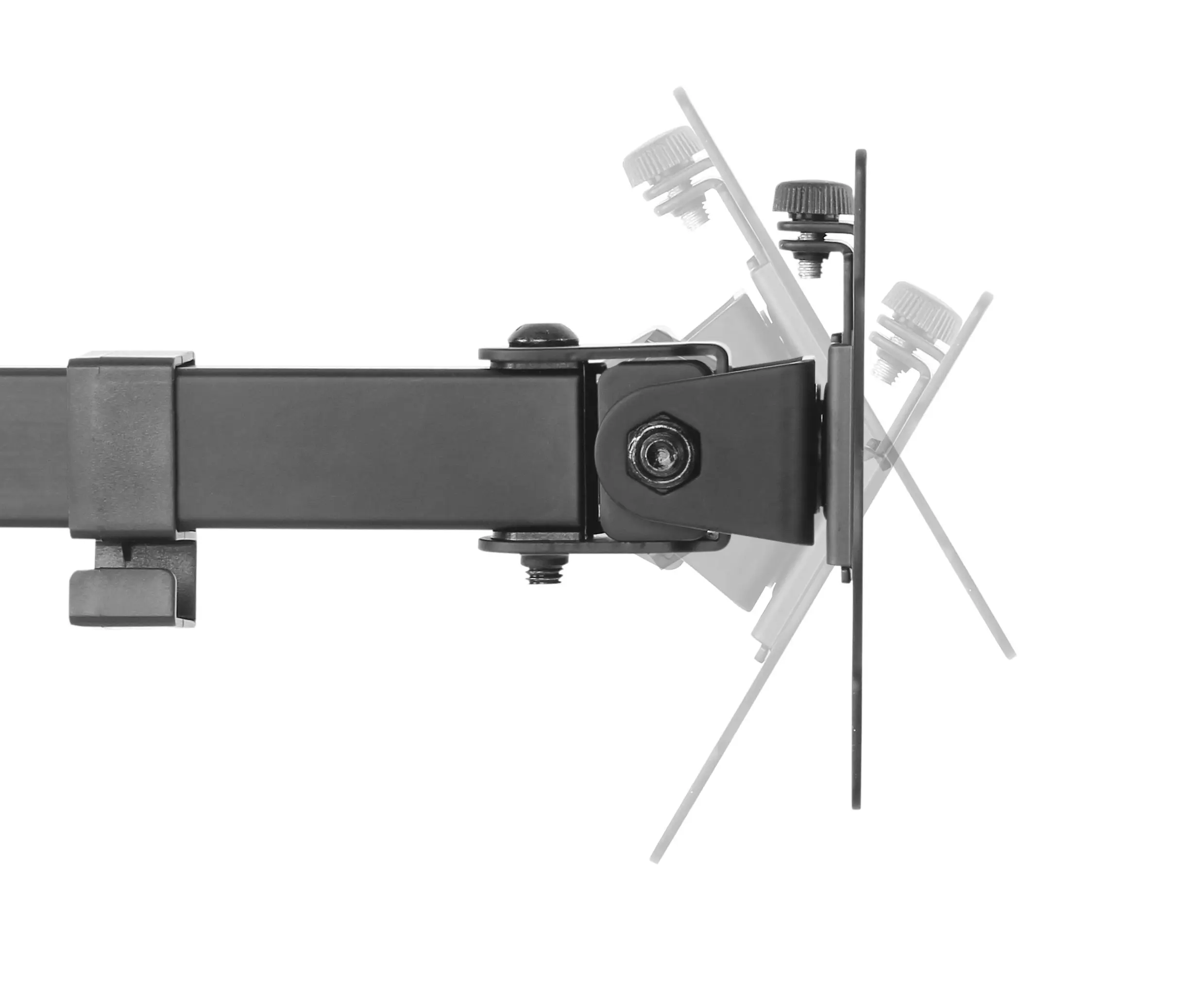 Brateck Double Joint Articulating Steel Dual Monitor Arm 13  -32