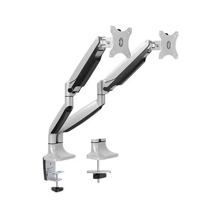 Brateck Dual Aluminum Counterbalanced Monitor Arm Mount 13"-32"