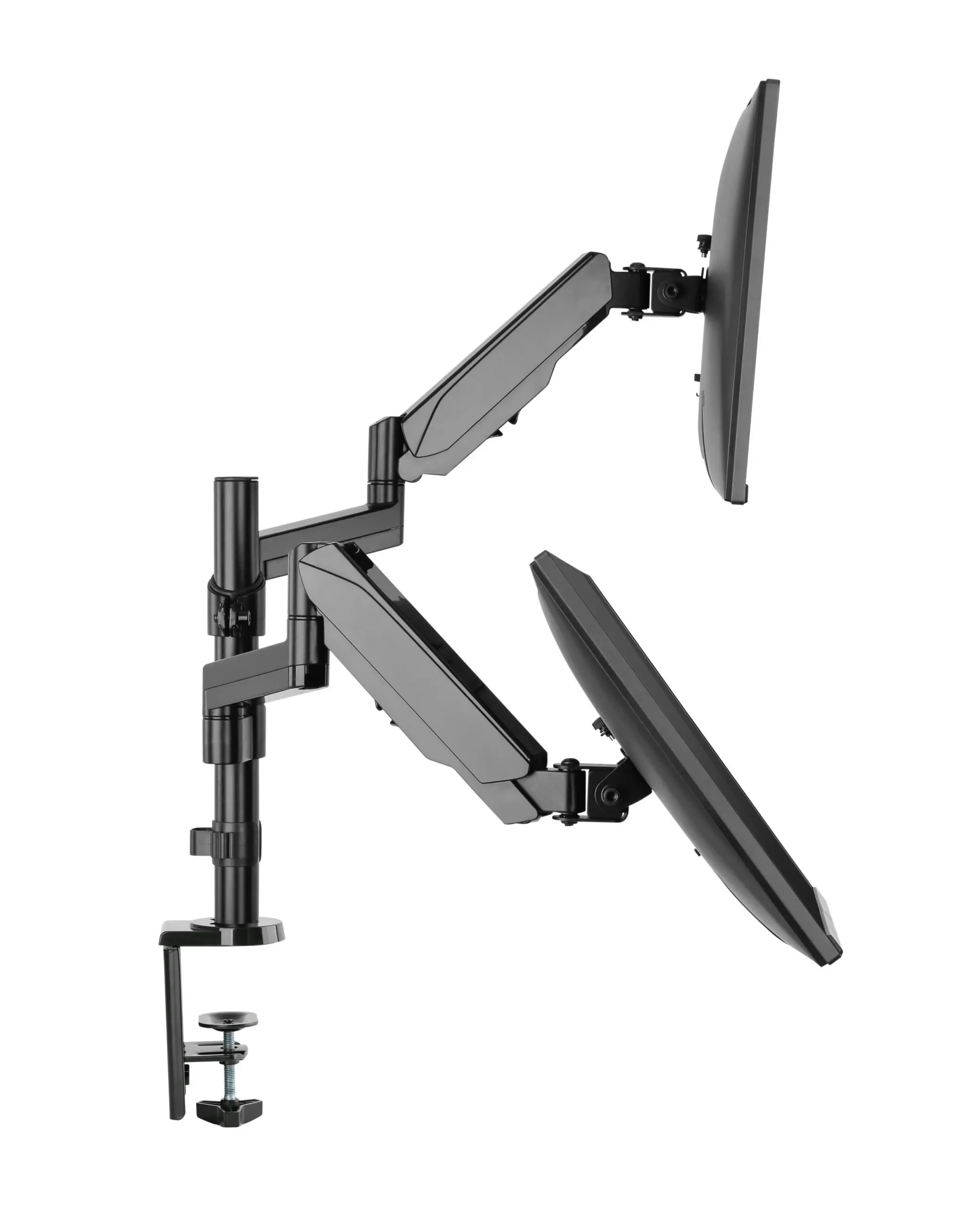 Brateck Dual Monitor Full Extension Gas Spring Dual Monitor Arm