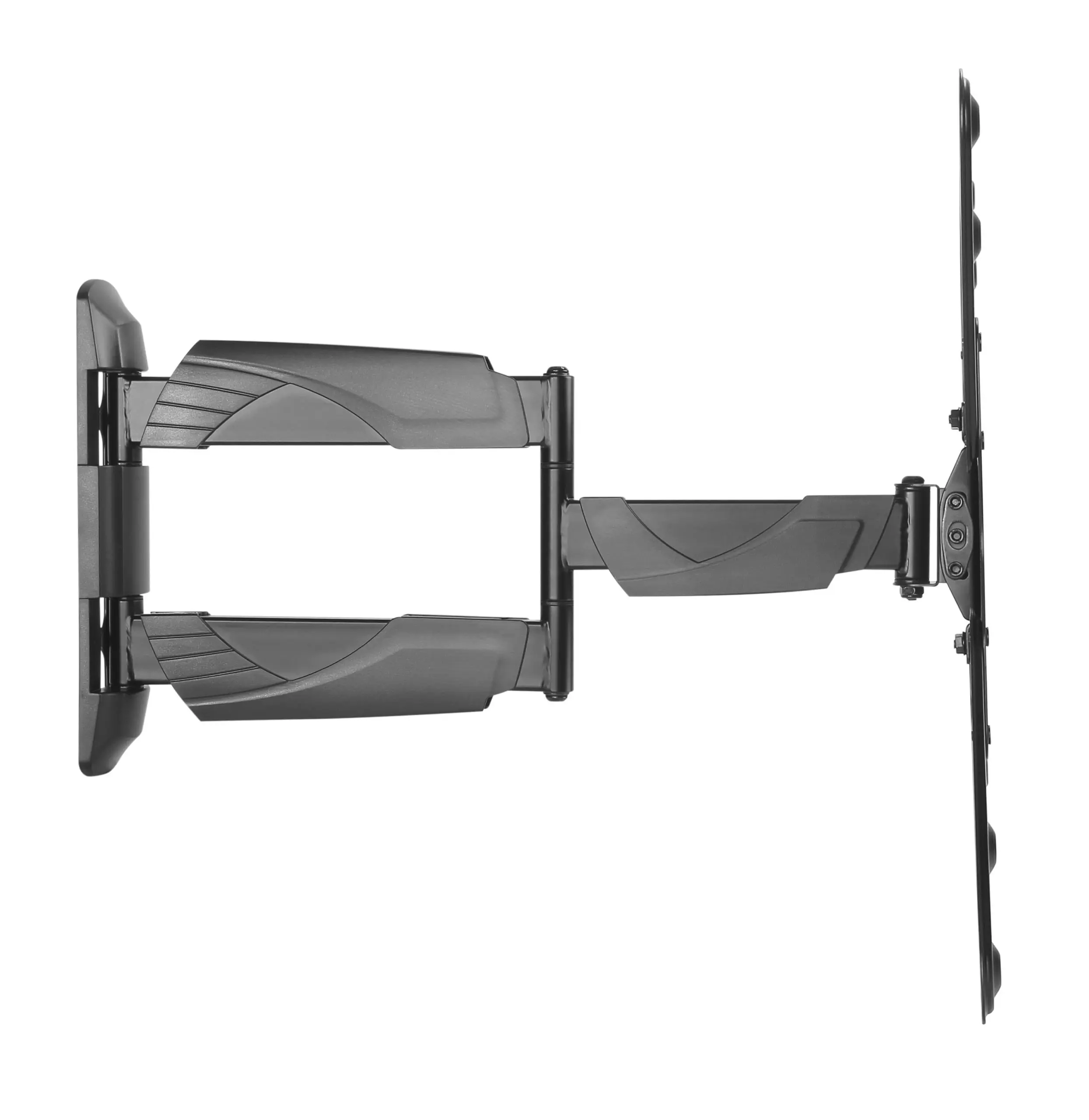 Brateck Slim Full Motion Curved & Flat Panel Tv Wall Mount - Black