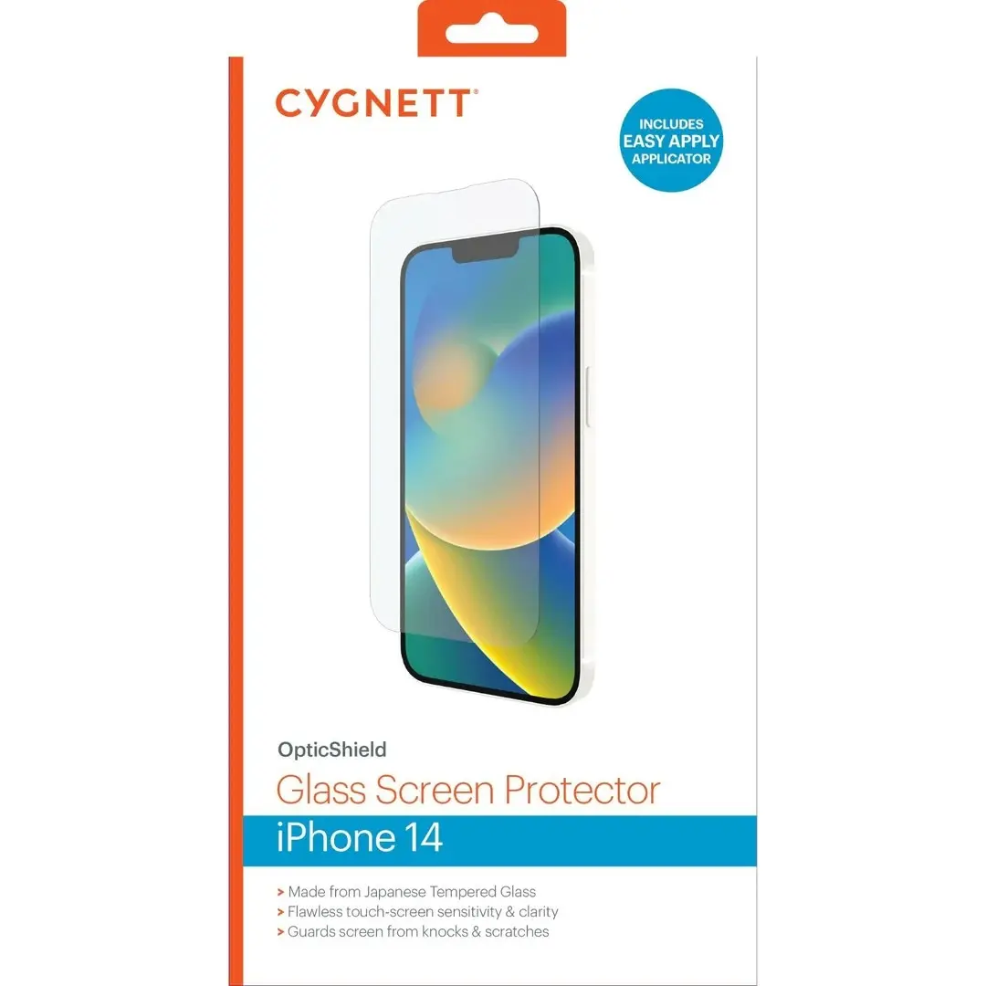 Cygnett Opticshield Screen Protector For Apple Iphone 14 - Clear