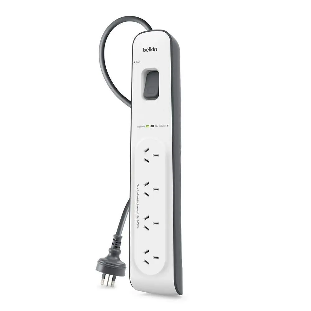 Belkin 4-outlet Surge Protection Strip With 2m Power Cord