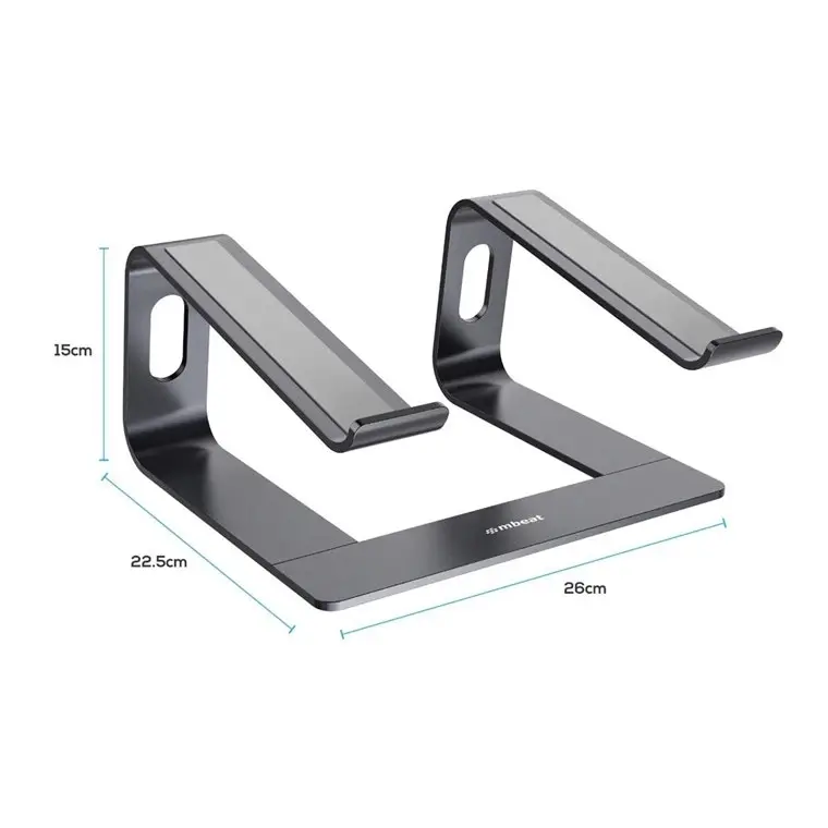 mBeat Stage S1 Elevated Laptop Stand Up To 16" - Space Grey