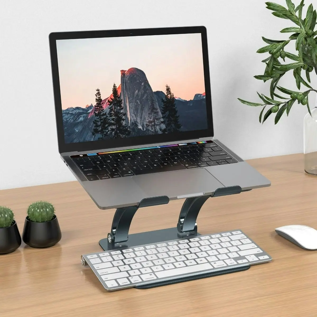 mBeat Stage S6 Adjustable Elevated Laptop & Macbook Stand - Grey