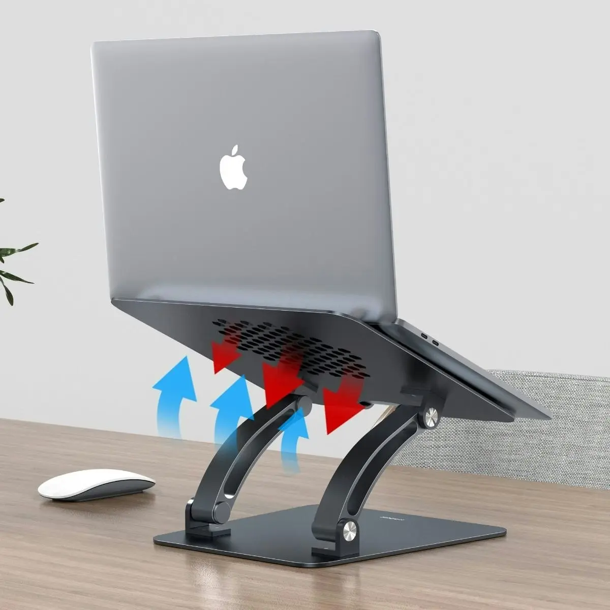 mBeat Stage S6 Adjustable Elevated Laptop & Macbook Stand - Grey