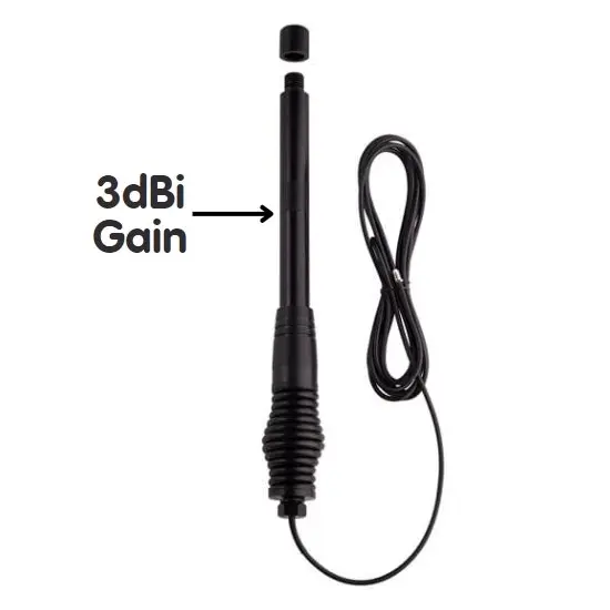 Oricom ANU1200 2-in-1 All-Terrain UHF CB Antenna for Low High Gain (3dbi/6.5dbi)