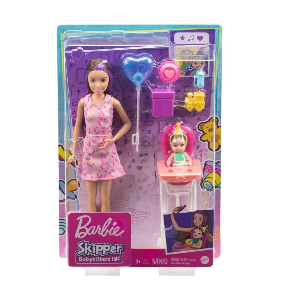 Barbie Skipper Babysitters Includes Dolls And Playset