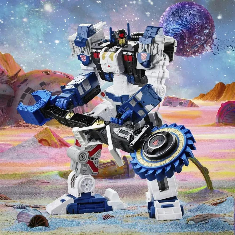 Transformers Generations Legacy Series Titan Cybertron Universe Metroplex Action Figure Hasbro