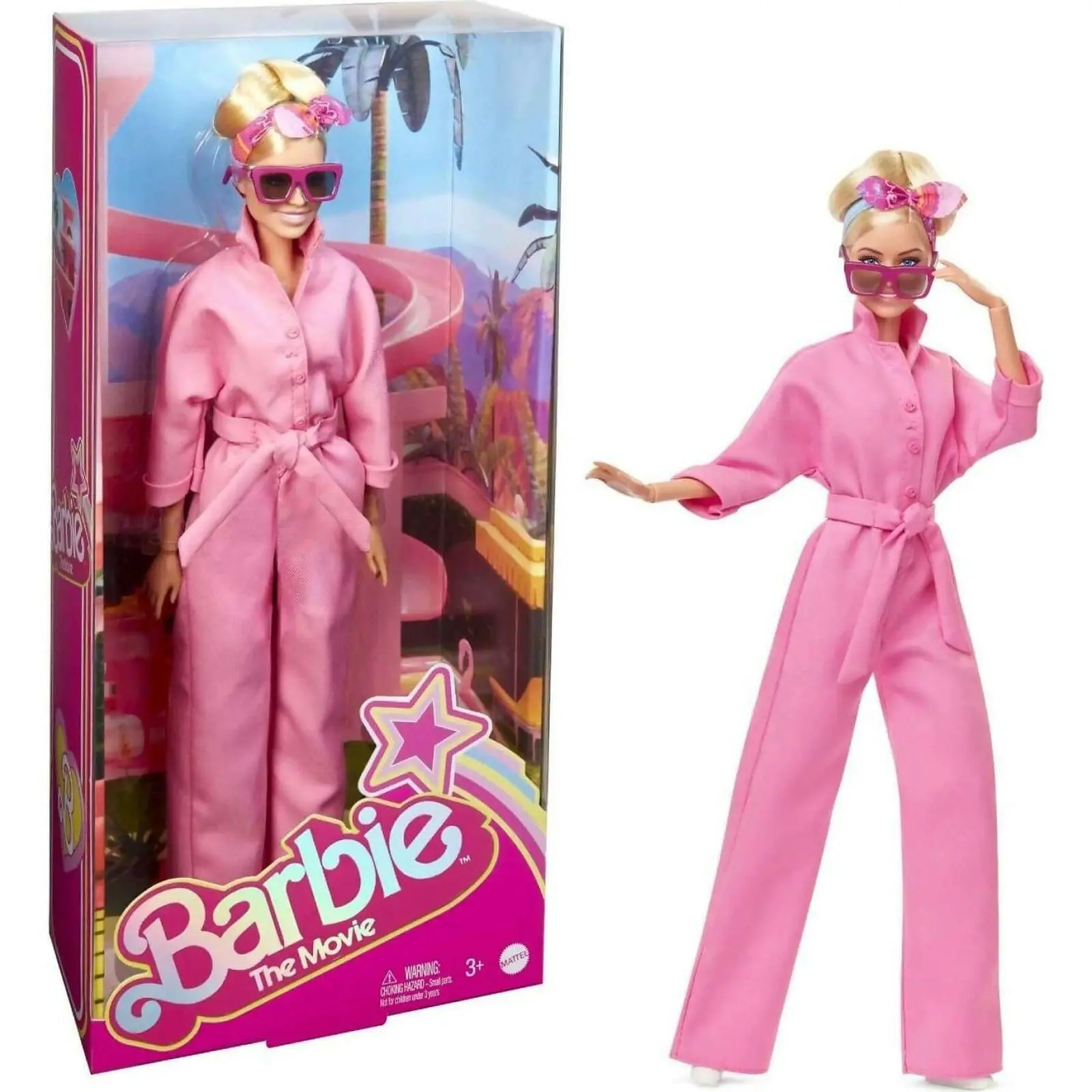 Barbie - Barbie The Movie Collectible Doll Margot Robbie As Barbie In Pink Power Jumpsuit - Mattel