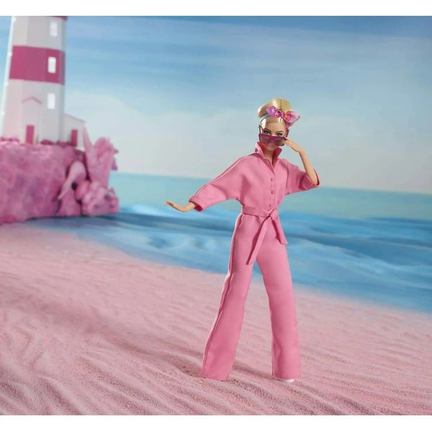 Barbie - Barbie The Movie Collectible Doll Margot Robbie As Barbie In Pink Power Jumpsuit - Mattel