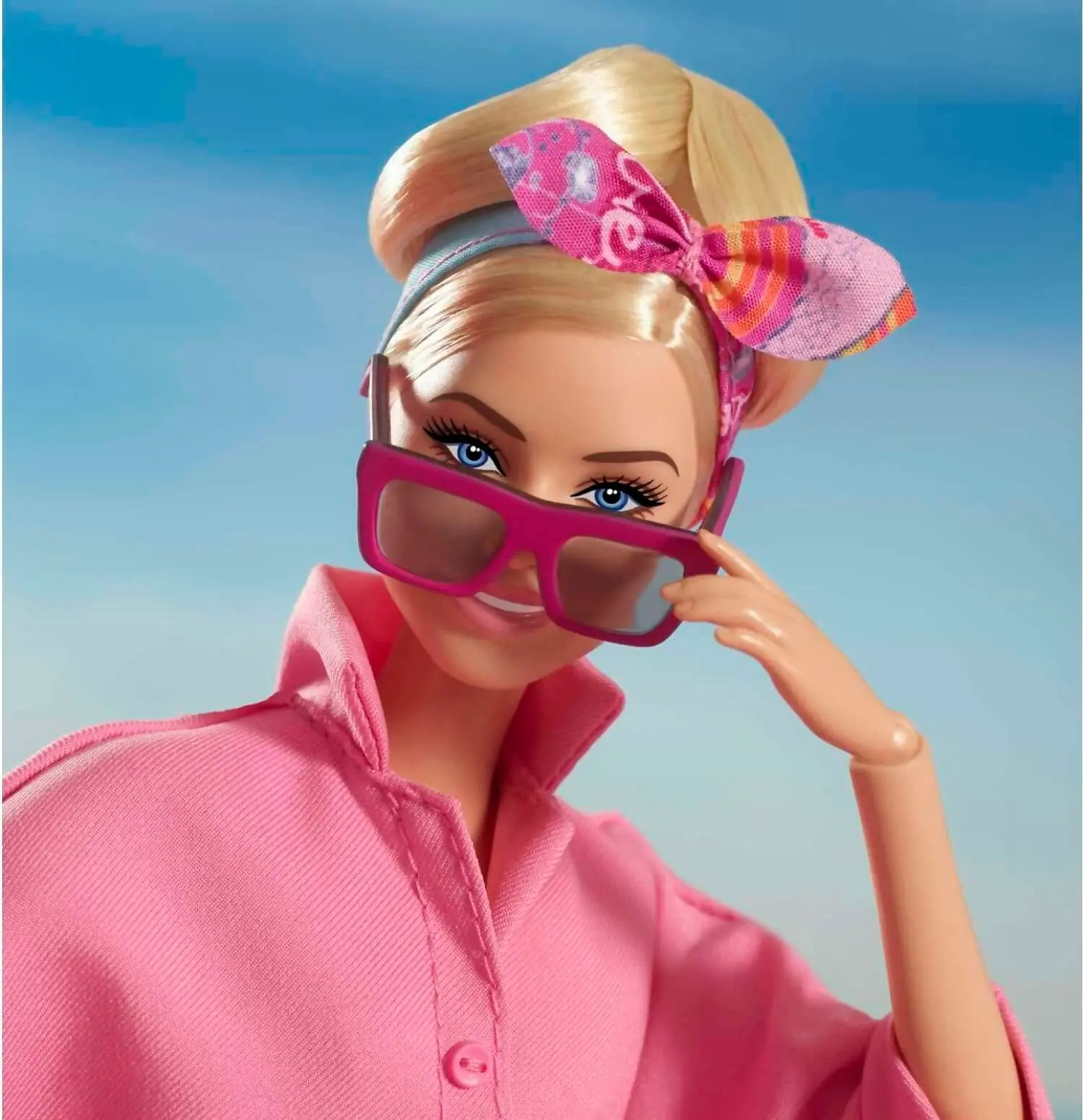 Barbie - Barbie The Movie Collectible Doll Margot Robbie As Barbie In Pink Power Jumpsuit - Mattel