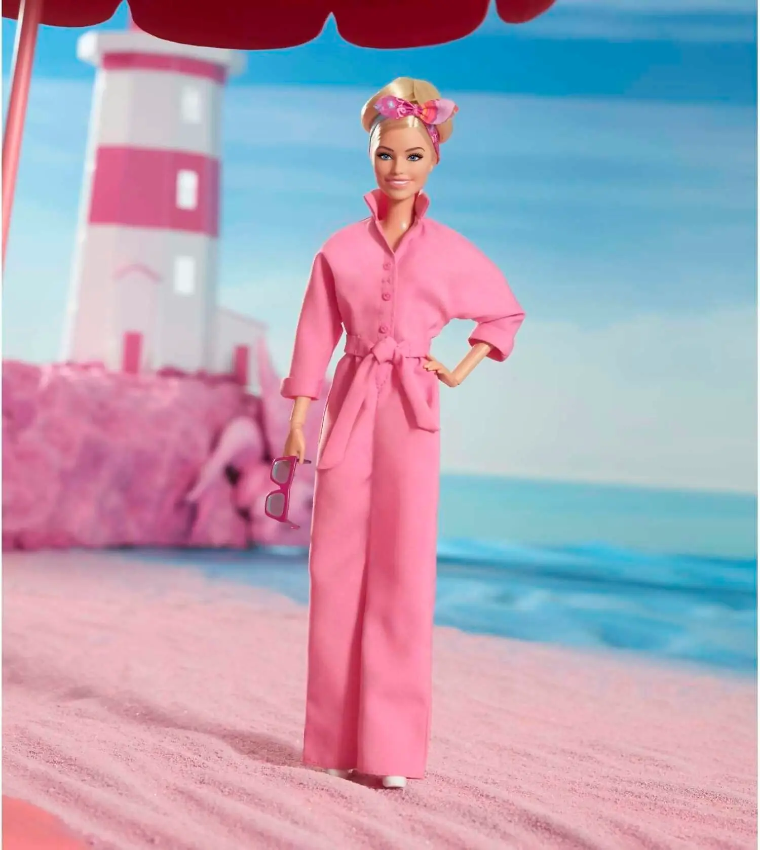 Barbie - Barbie The Movie Collectible Doll Margot Robbie As Barbie In Pink Power Jumpsuit - Mattel