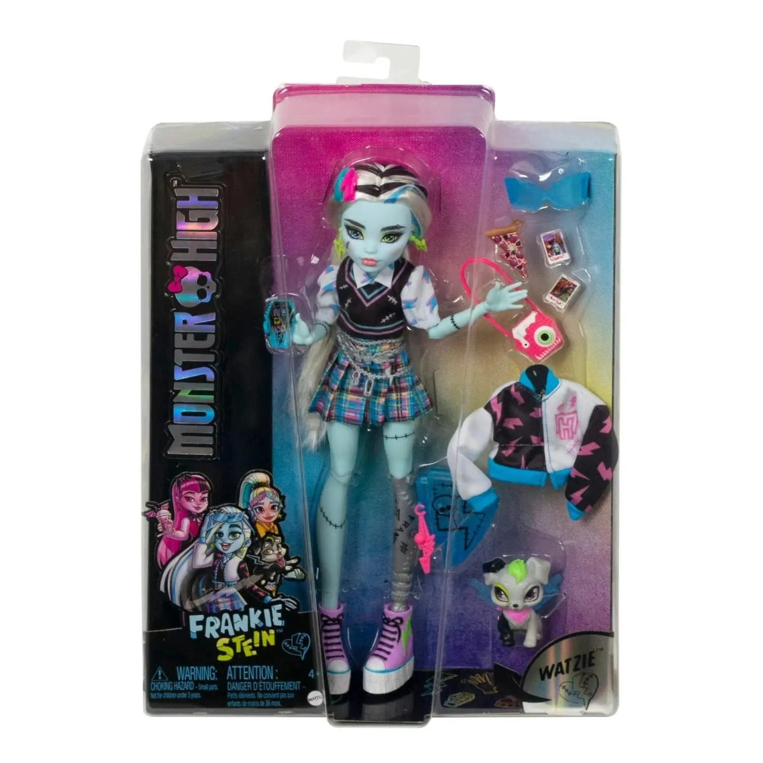 Monster High - Frankie Stein Doll With Pet And Accessories