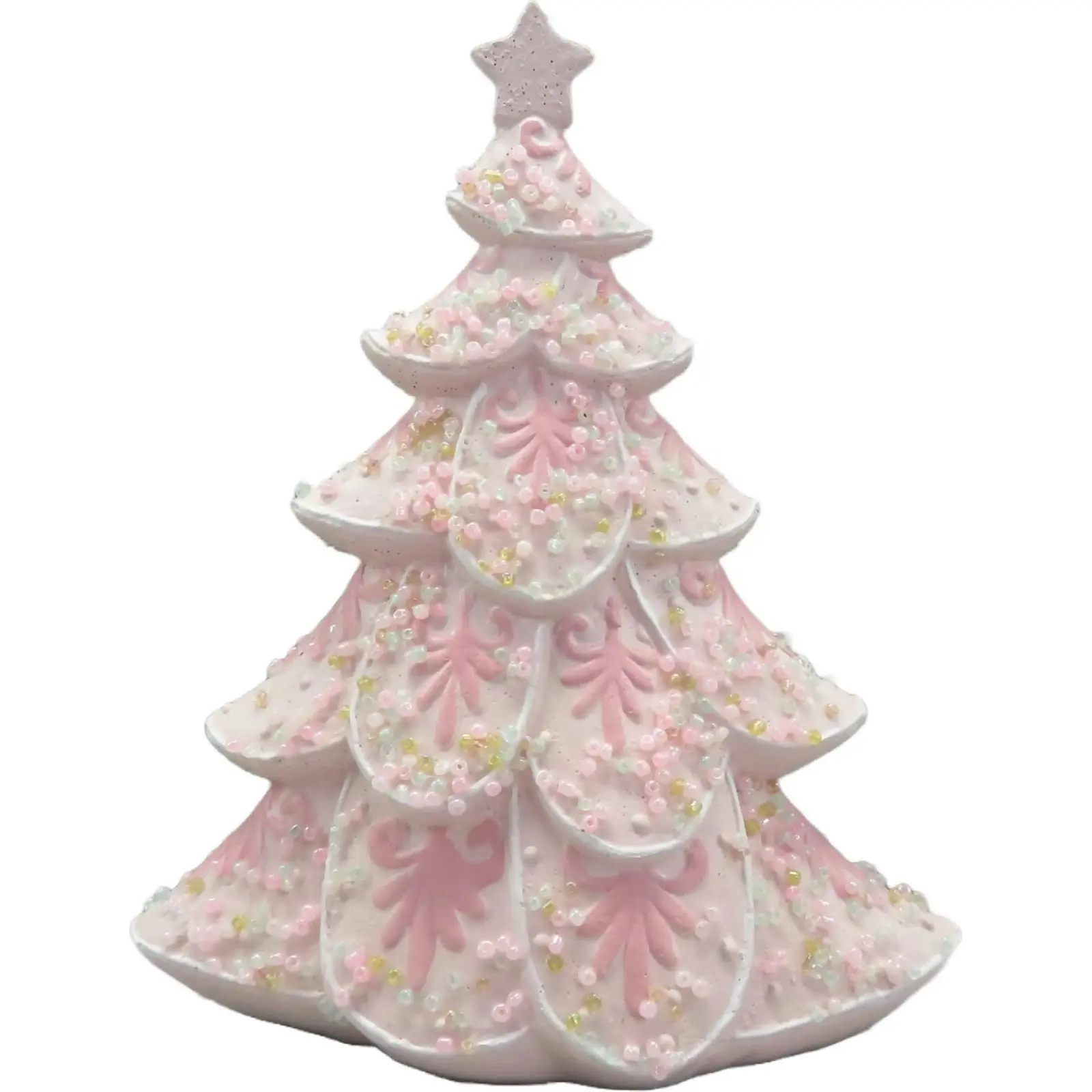 Cotton Candy - Pink Lolly Xmas Tree Ornamental