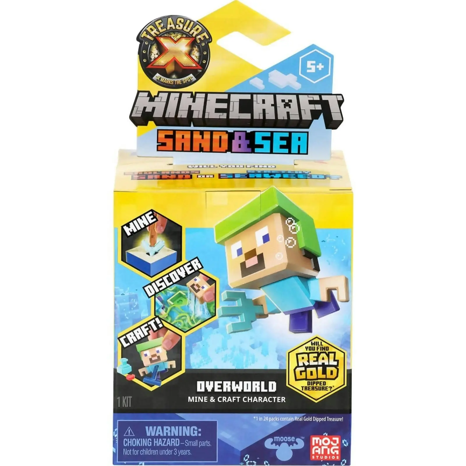 Treasure X - Minecraft Sand & Sea Overworld Mine & Craft Character