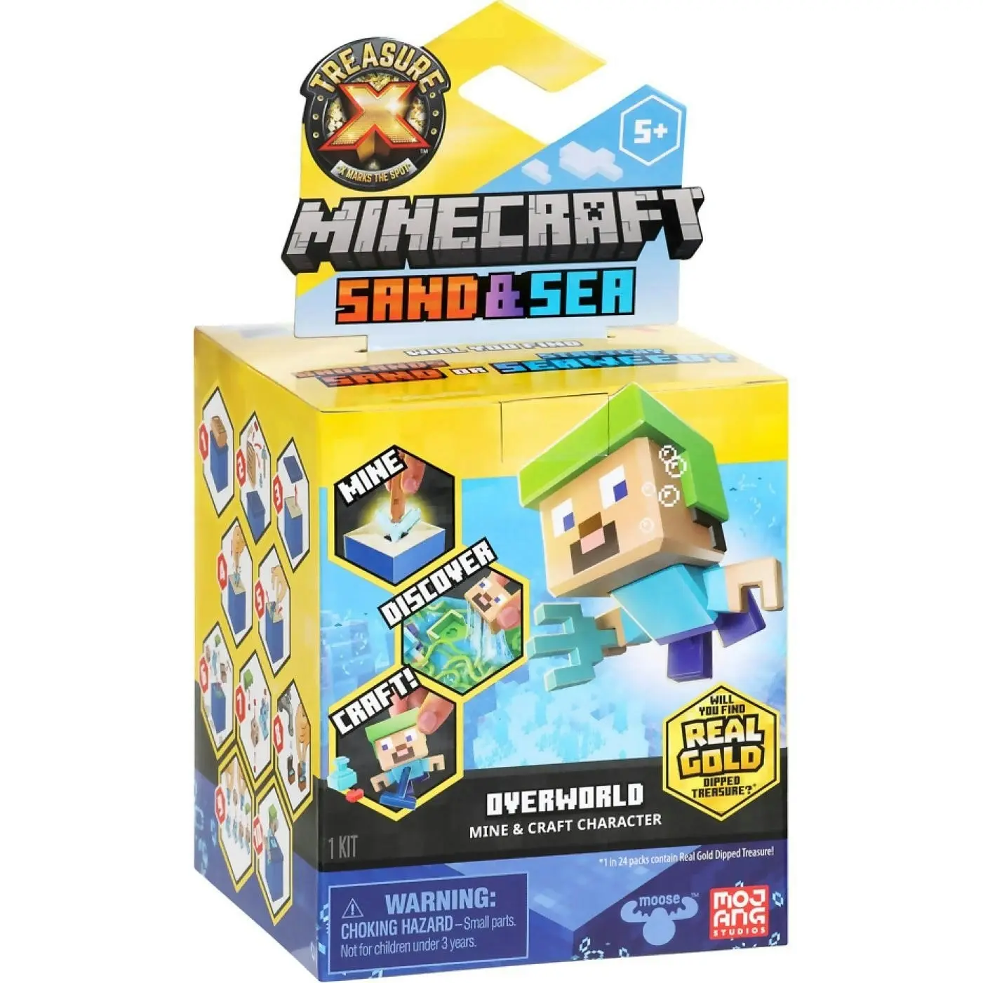 Treasure X - Minecraft Sand & Sea Overworld Mine & Craft Character