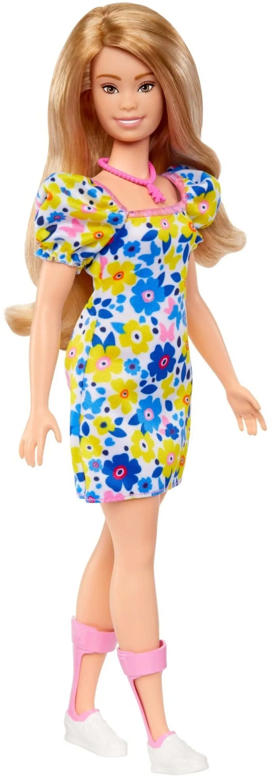 Barbie - Fashionistas Doll With Down Syndrome Wearing Floral Dress - Mattel