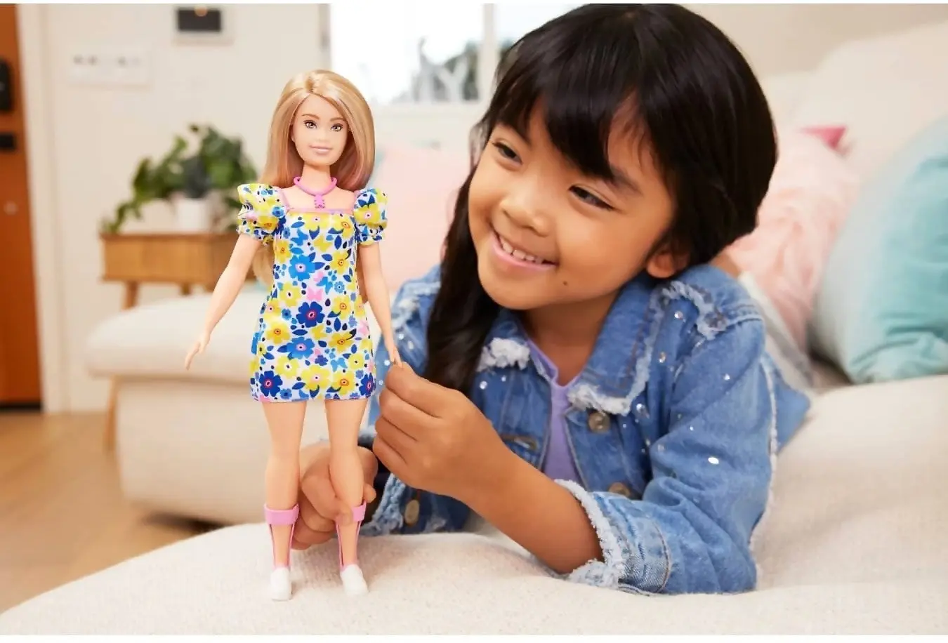 Barbie - Fashionistas Doll With Down Syndrome Wearing Floral Dress - Mattel