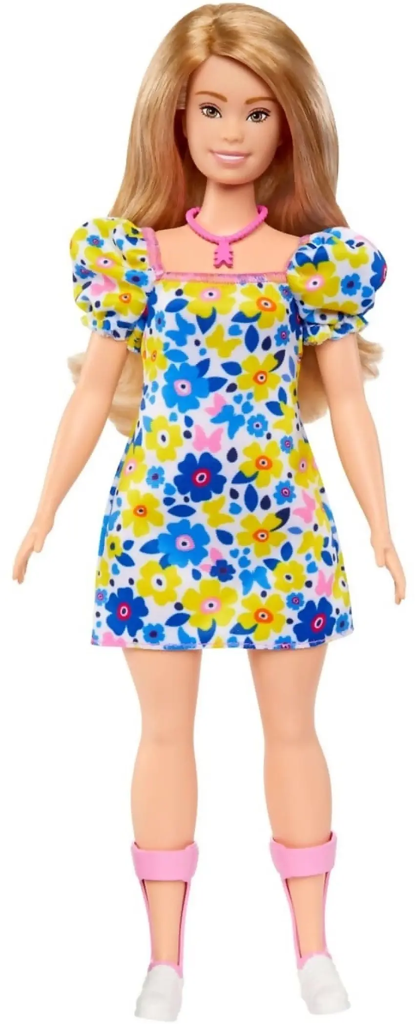 Barbie - Fashionistas Doll With Down Syndrome Wearing Floral Dress - Mattel