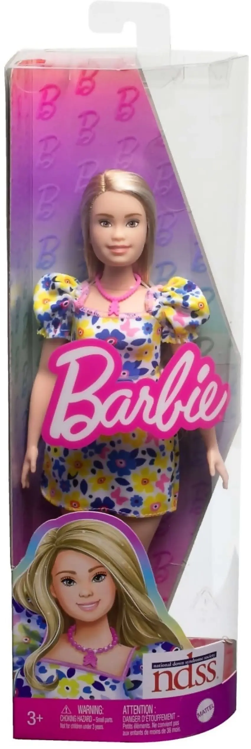 Barbie - Fashionistas Doll With Down Syndrome Wearing Floral Dress - Mattel