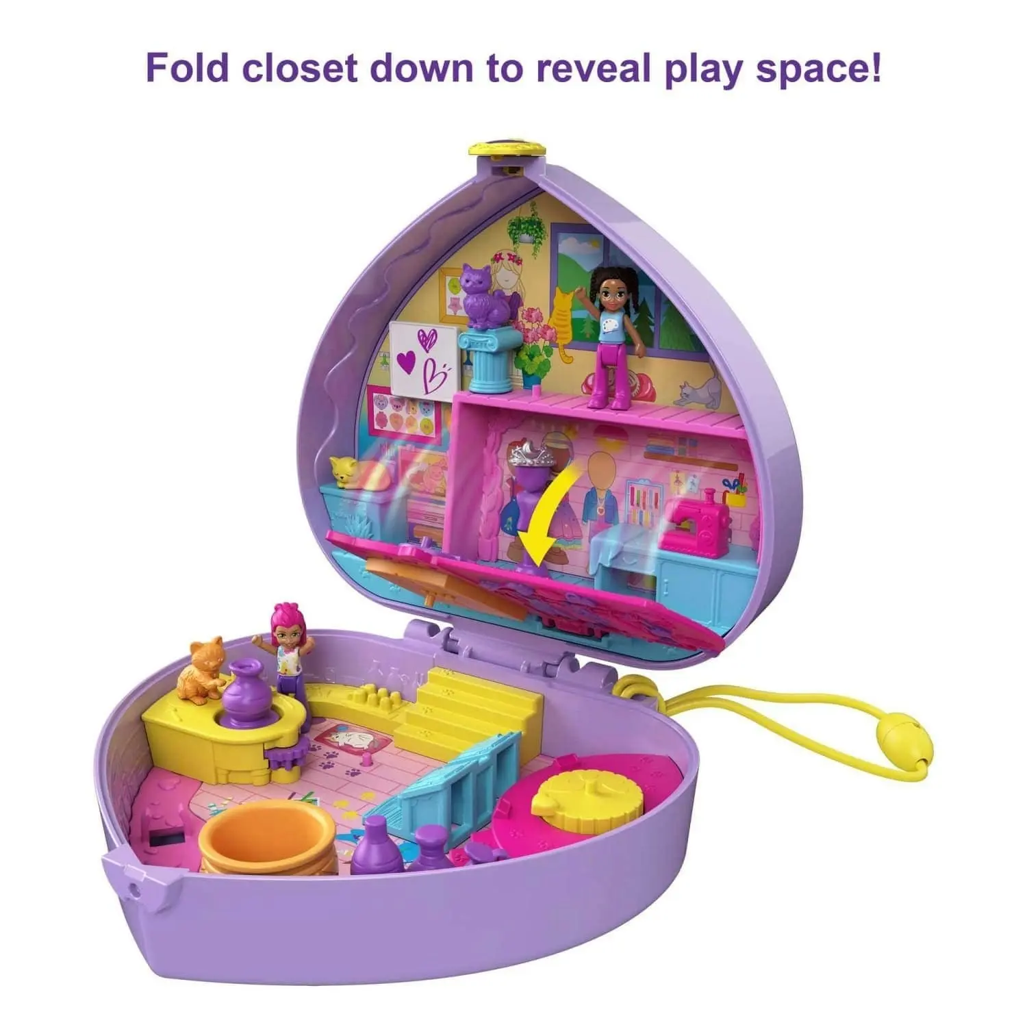 Polly Pocket - Art Studio Compact Starring Shani™ Mattel