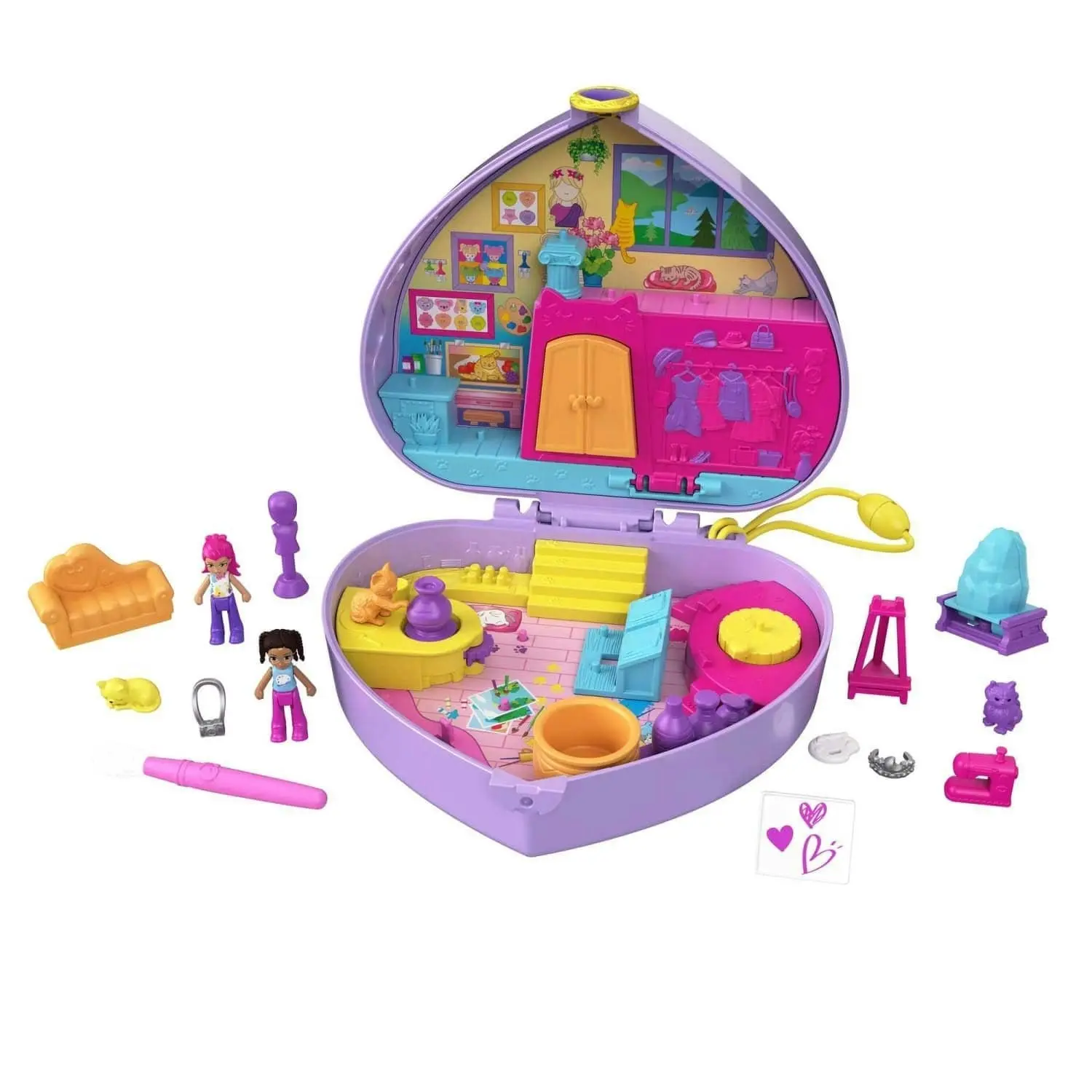 Polly Pocket - Art Studio Compact Starring Shani™ Mattel