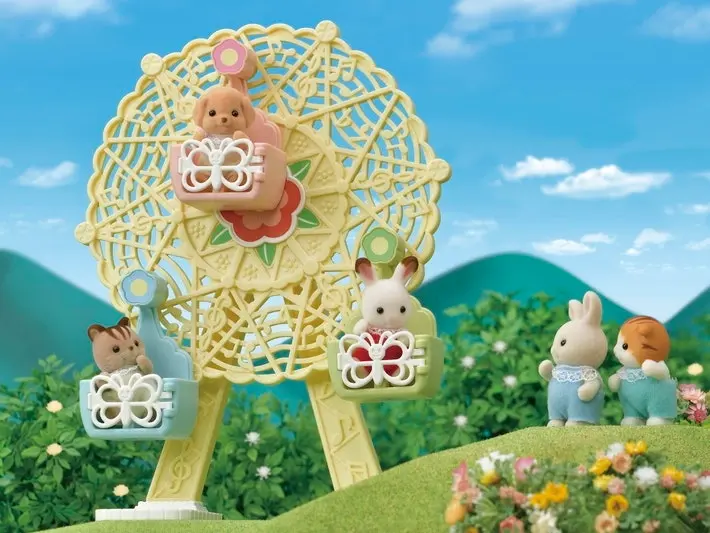 Sylvanian Families - Baby Ferris Wheel Playset Animal Doll Playset