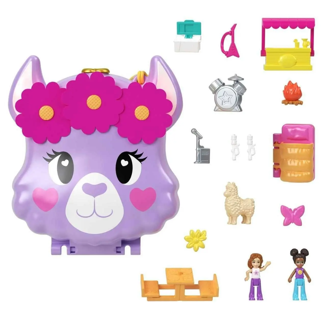 Polly Pocket - Camp Adventure Llama Compact