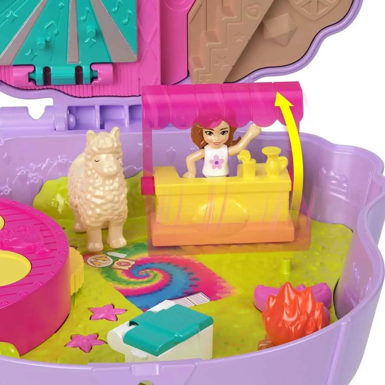 Polly Pocket - Camp Adventure Llama Compact