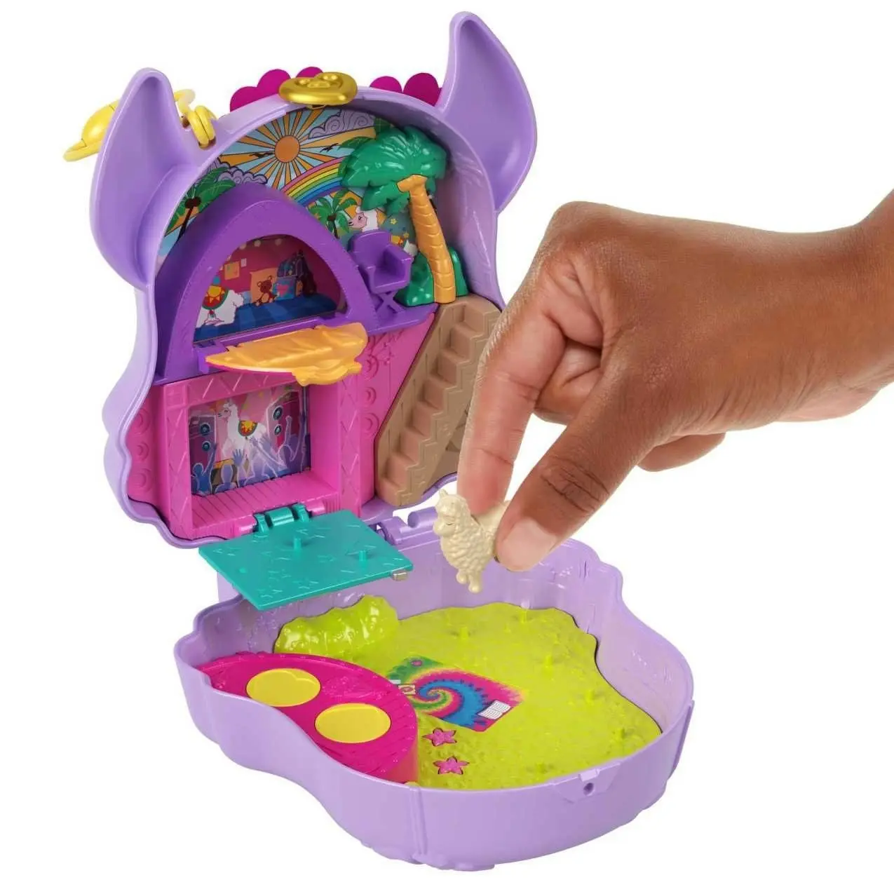 Polly Pocket - Camp Adventure Llama Compact