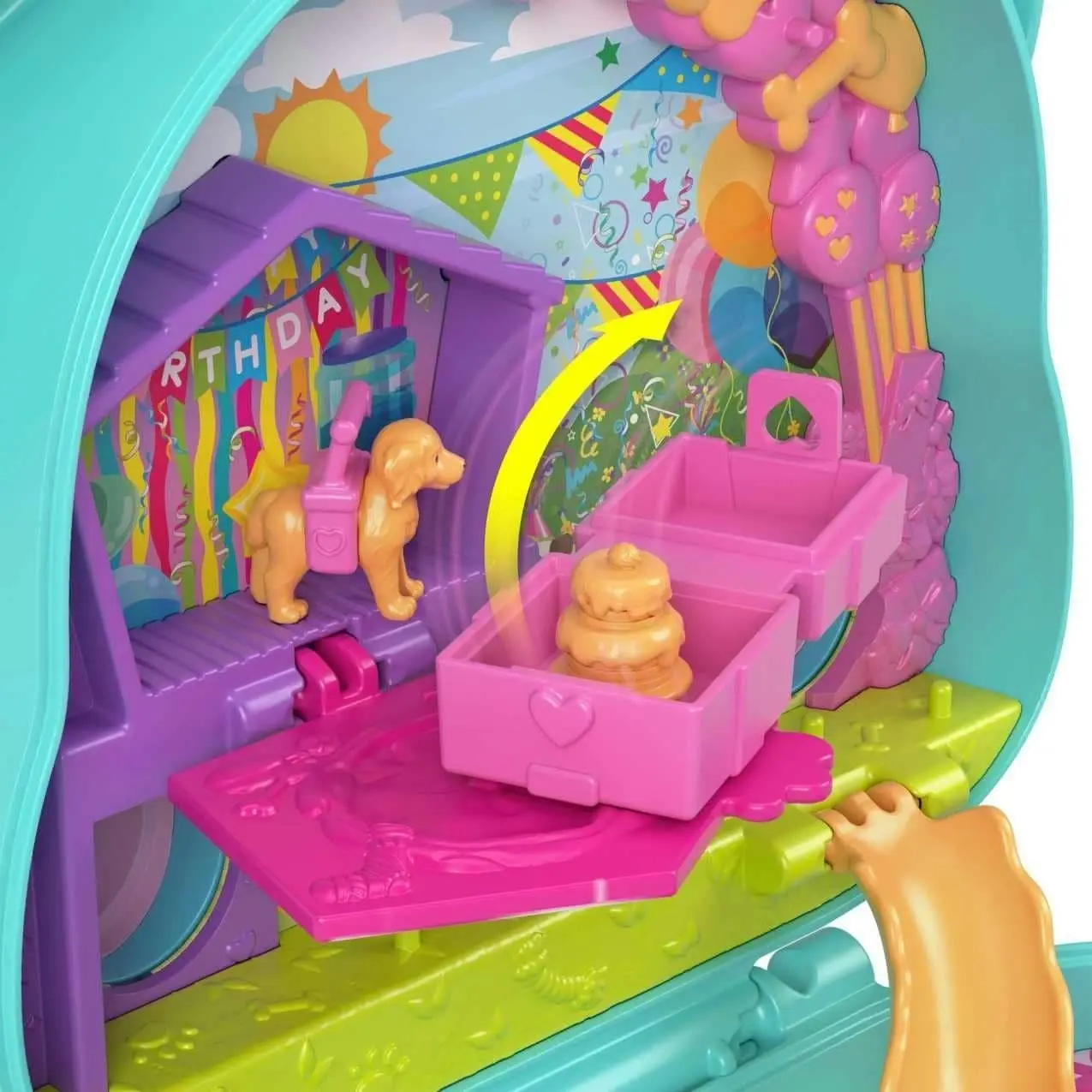 Polly Pocket - Doggy Birthday Bash Compact