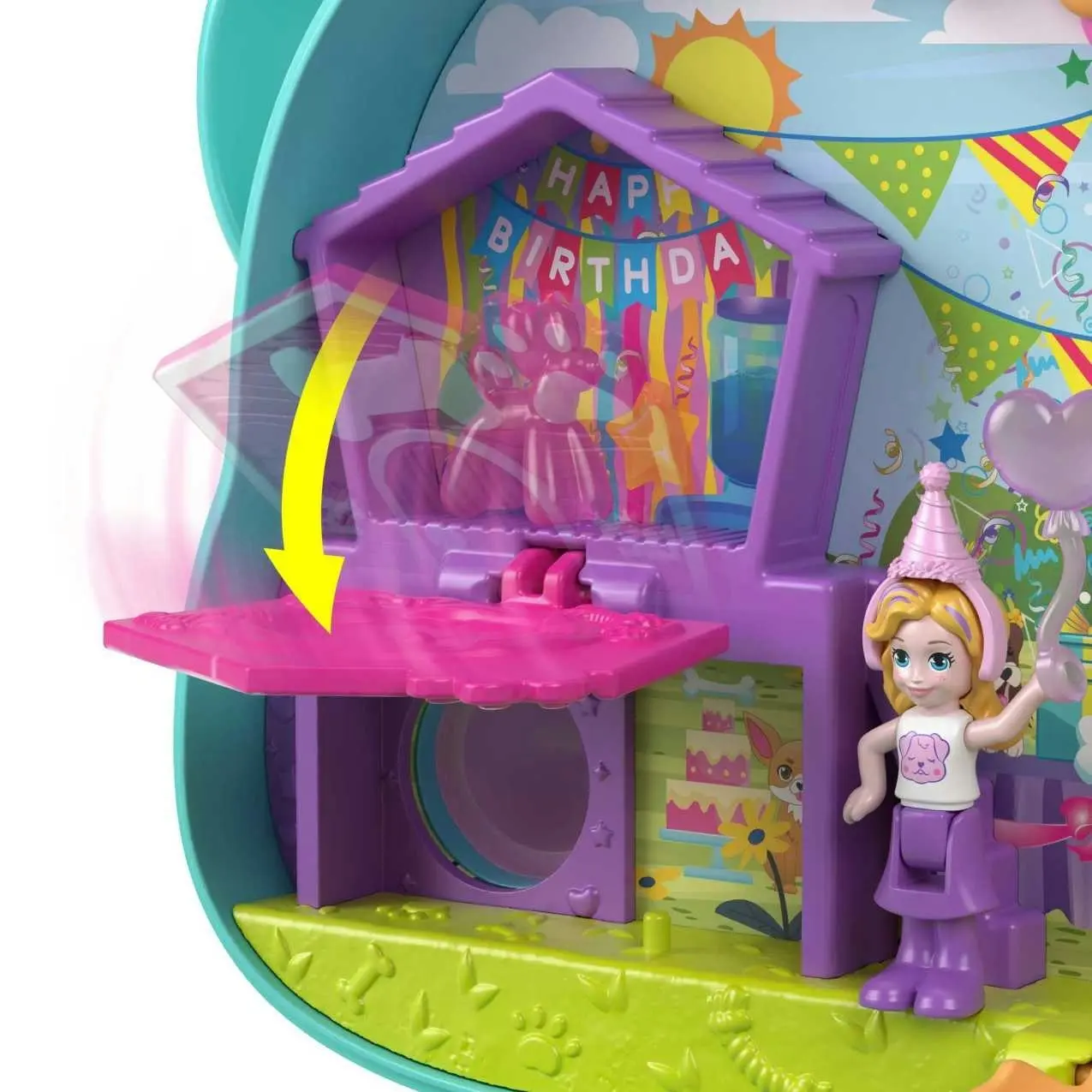 Polly Pocket - Doggy Birthday Bash Compact