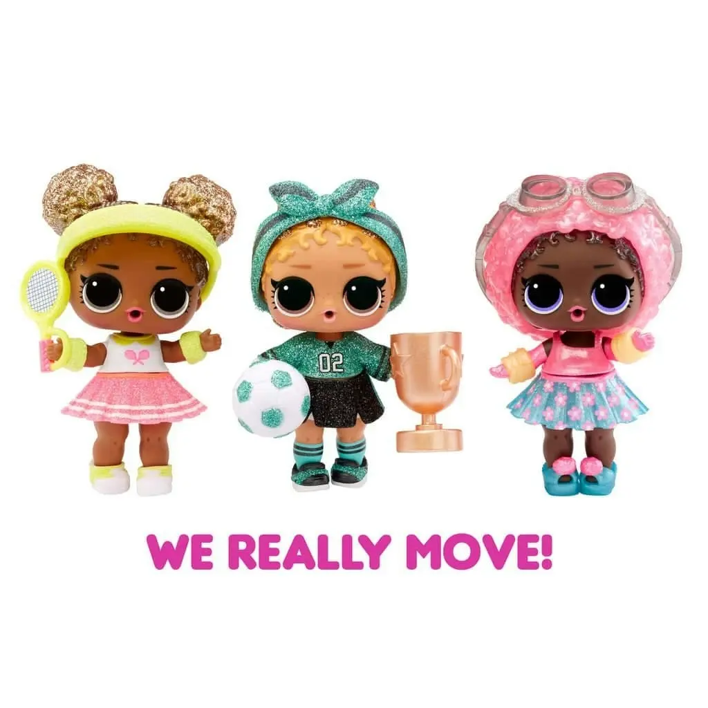 L.O.L Surprise All-star Sports Moves Series 7 Unbox 8 Surprises Including A Movement Feature